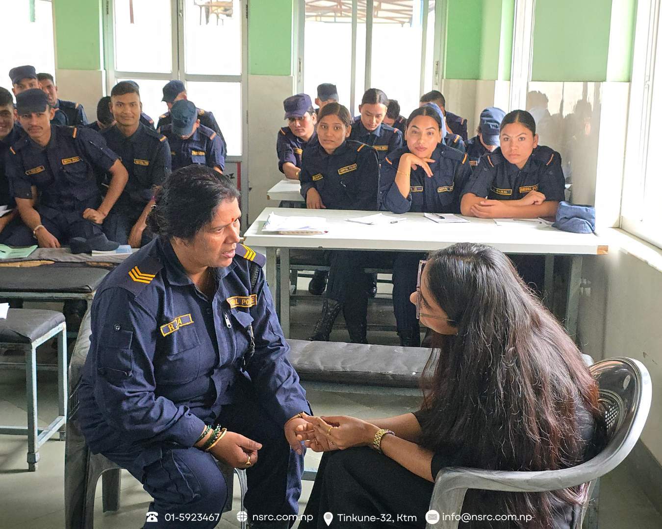 Psychological First Aid At District Police Range, Lalitpur
